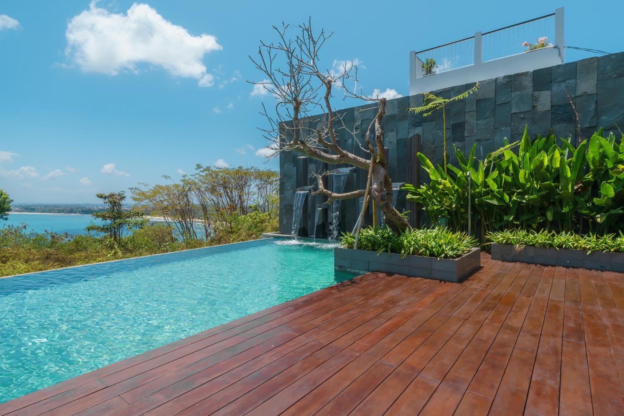 Beyond The Sea - Luxe Sea View Villa In Jimbaran Exterior foto